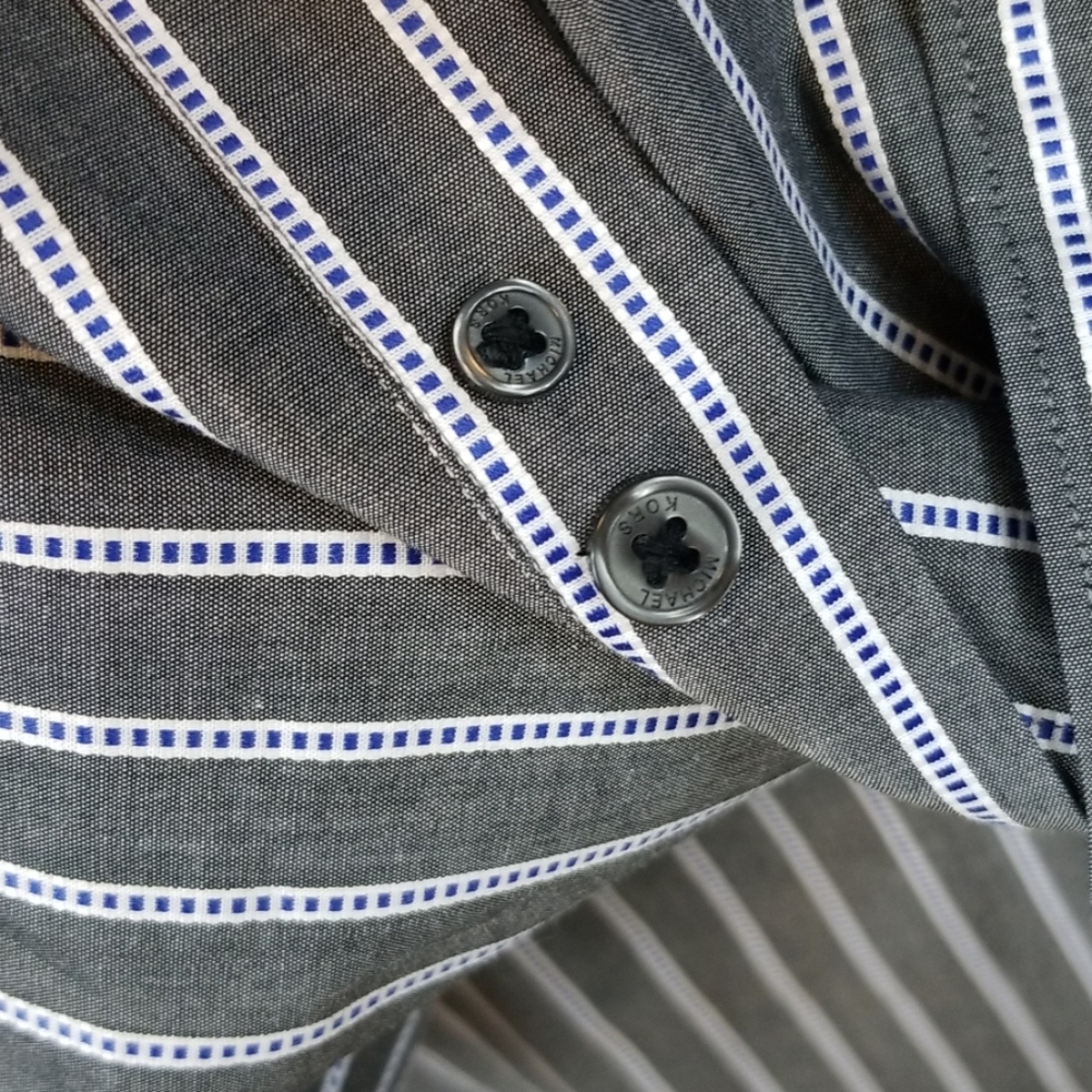 Michael Kors long sleeve button down shirt M - Picture 5 of 6